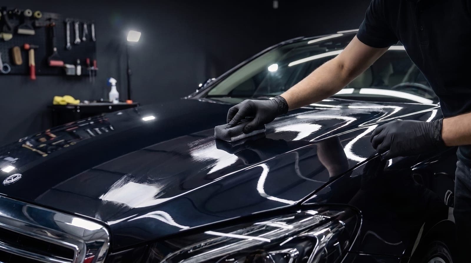 Vitrificação e proteção da pintura — reflexo na lataria